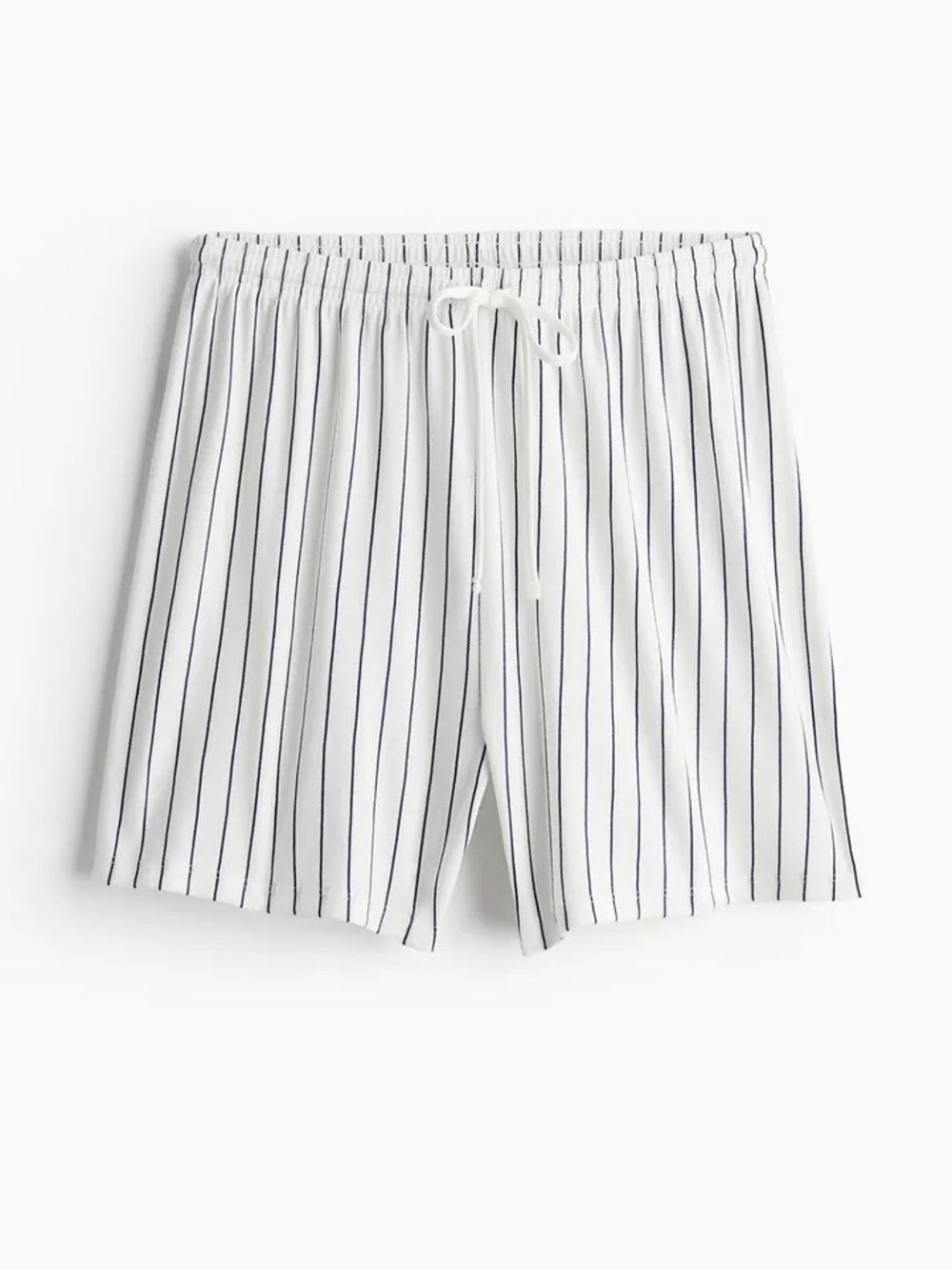 H&M Women’s Pull On Shorts in Navy & White